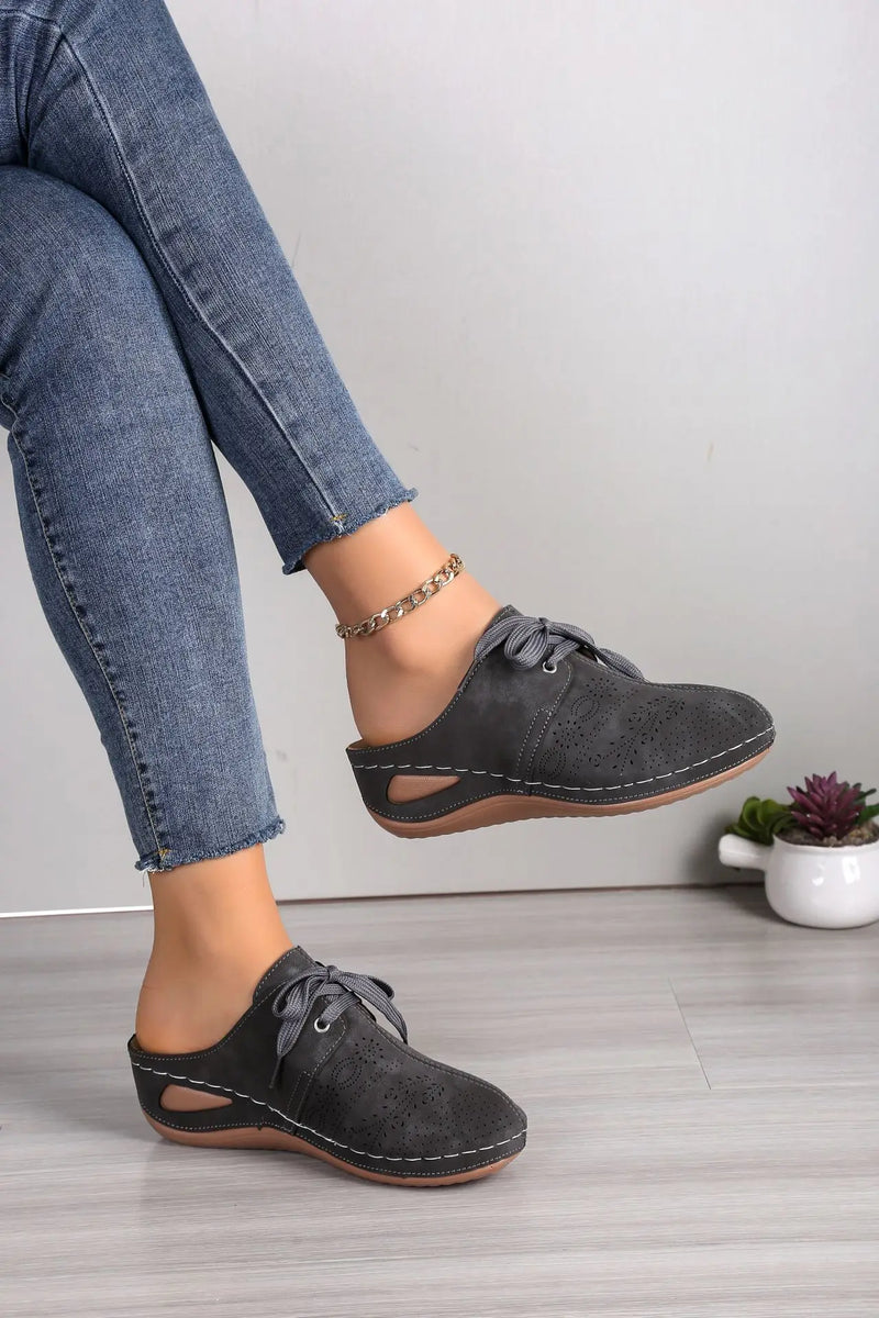Mule Plataforma Cadarço Confortável | Moderno ✦ Versátil