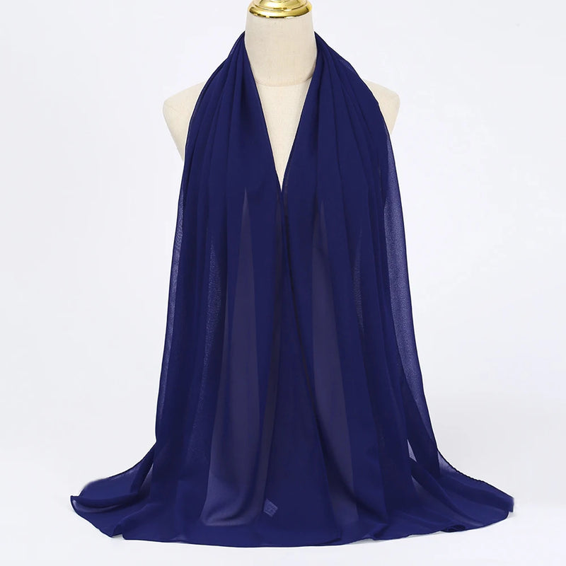 Lenço Chiffon Echarpe | Inumeras Cores ✦ Versatilidade ✦ Elegancia