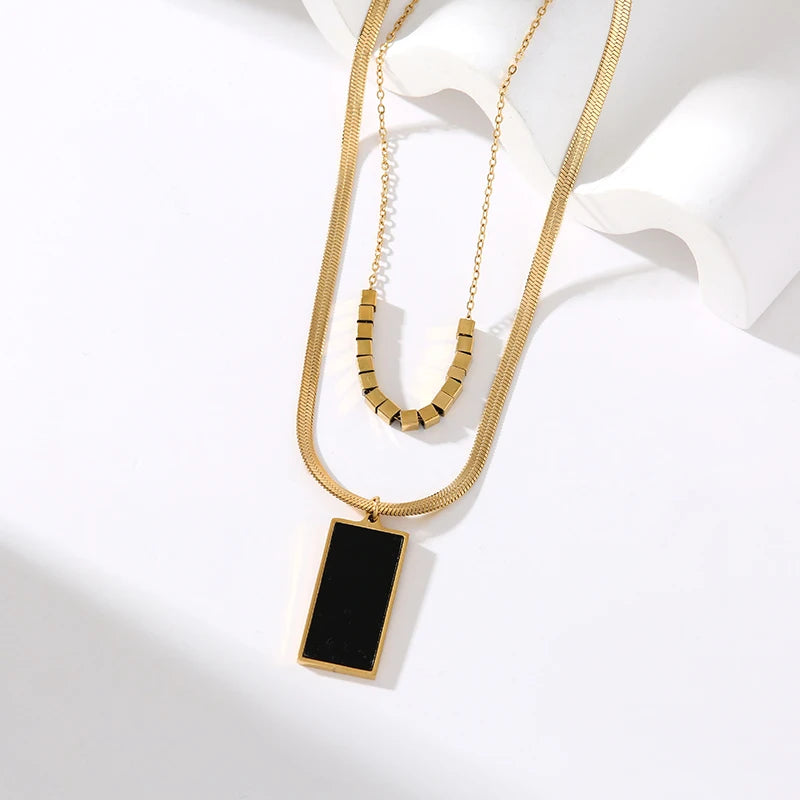 Colar Elegante Aço Inoxidável Prova D'água ✦ [Vários Modelos]