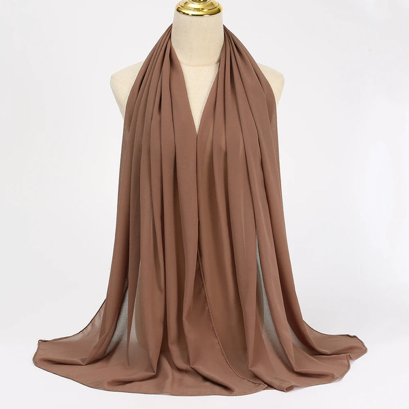 Lenço Chiffon Echarpe | Inumeras Cores ✦ Versatilidade ✦ Elegancia