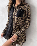 Camisa Longa Onça Paete | Chique Dia & Noite ✦ Versatil