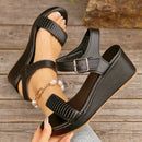 Sandália Plataforma | Preta ✦ Confortável