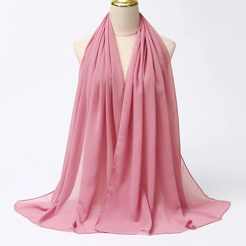 Lenço Chiffon Echarpe | Inumeras Cores ✦ Versatilidade ✦ Elegancia