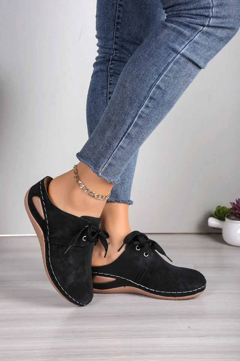 Mule Plataforma Cadarço Confortável | Moderno ✦ Versátil