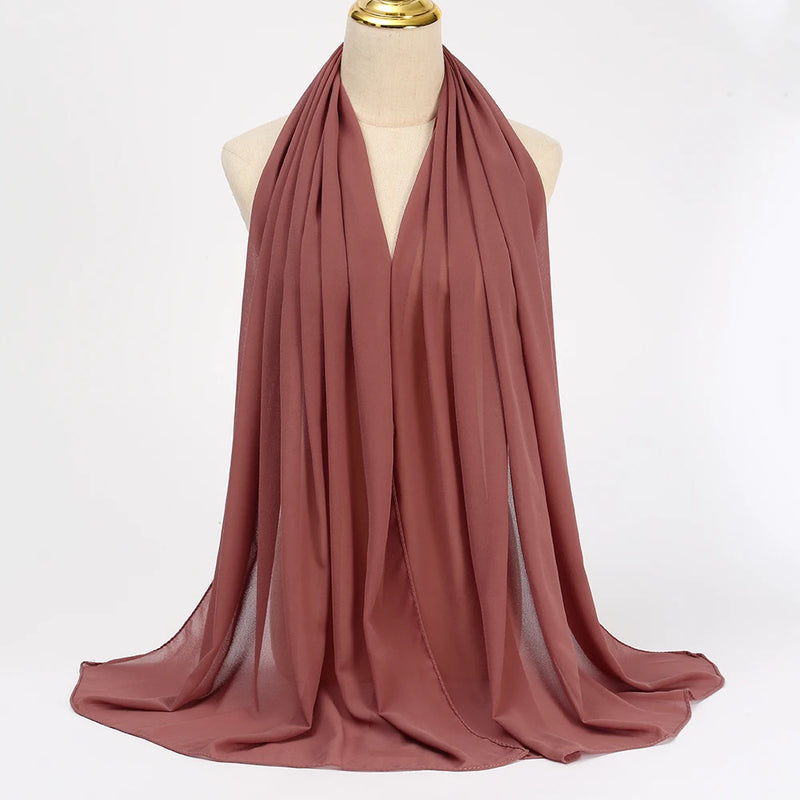 Lenço Chiffon Echarpe | Inumeras Cores ✦ Versatilidade ✦ Elegancia