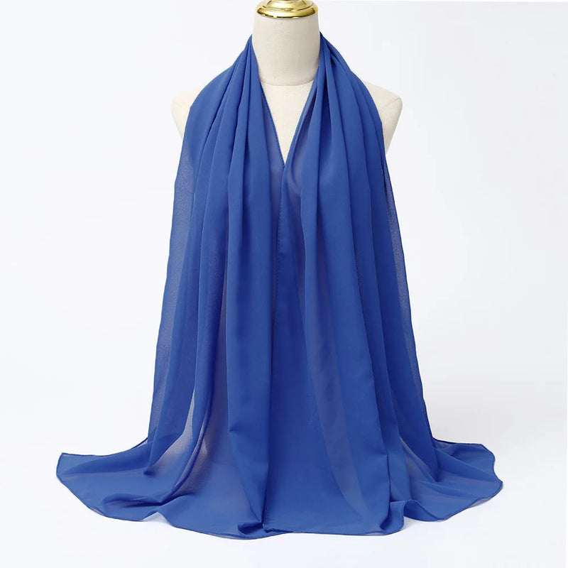 Lenço Chiffon Echarpe | Inumeras Cores ✦ Versatilidade ✦ Elegancia