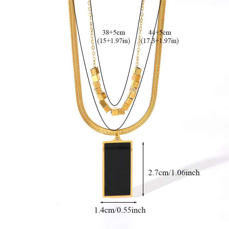 Colar Elegante Aço Inoxidável Prova D'água ✦ [Vários Modelos]