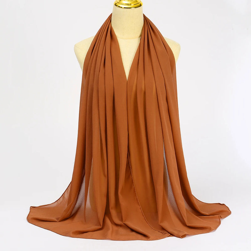 Lenço Chiffon Echarpe | Inumeras Cores ✦ Versatilidade ✦ Elegancia