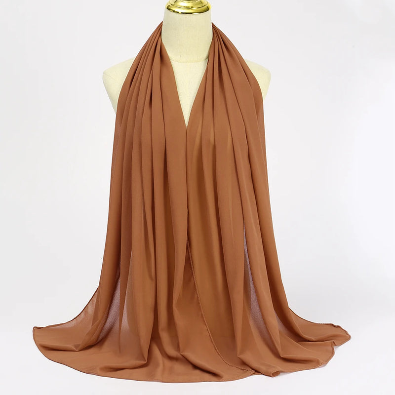 Lenço Chiffon Echarpe | Inumeras Cores ✦ Versatilidade ✦ Elegancia