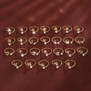 Anel Letras Zircônia Banhado Ouro 14K | Ajustavel ✦ Moderno [Várias Iniciais]