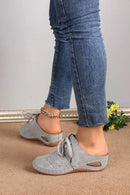 Mule Plataforma Cadarço Confortável | Moderno ✦ Versátil