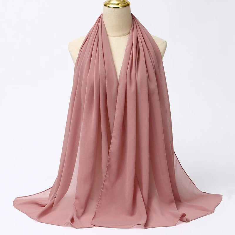 Lenço Chiffon Echarpe | Inumeras Cores ✦ Versatilidade ✦ Elegancia