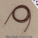 Cinto Cordão de Couro Longo | Detalhe Sofisticado [Blusas ✦ Saias ✦ Casacos]