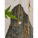 Colar Pingo Brilhante | Zircônia Minimalista ✦ Delicado [PVD]