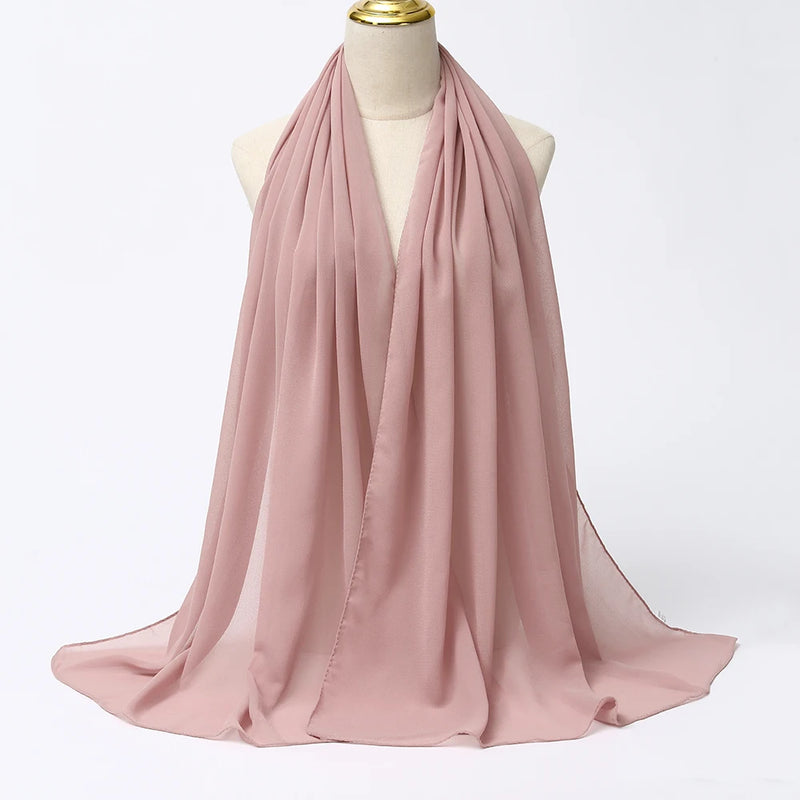 Lenço Chiffon Echarpe | Inumeras Cores ✦ Versatilidade ✦ Elegancia