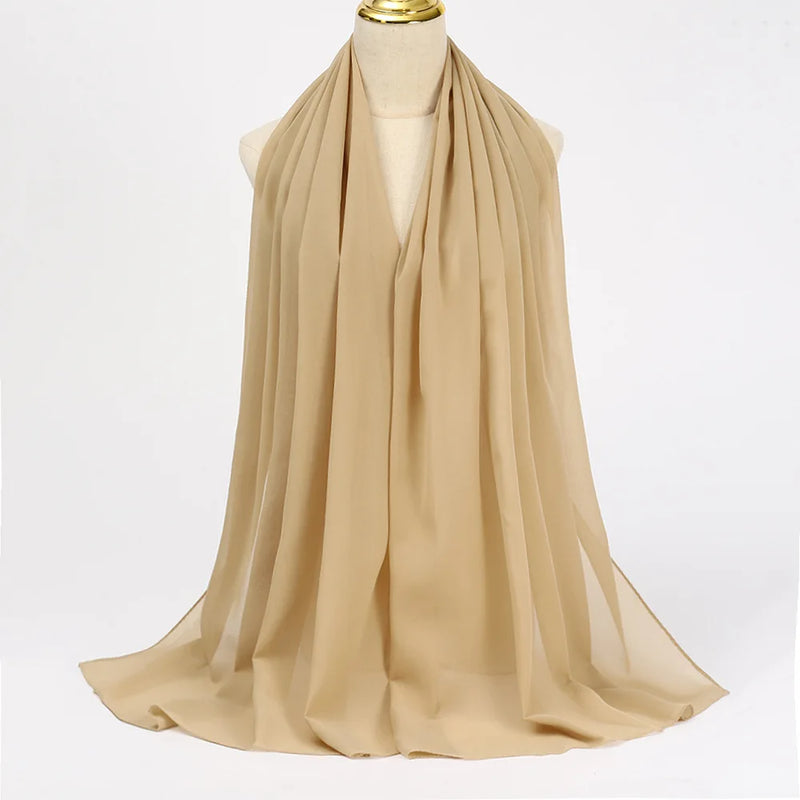 Lenço Chiffon Echarpe | Inumeras Cores ✦ Versatilidade ✦ Elegancia
