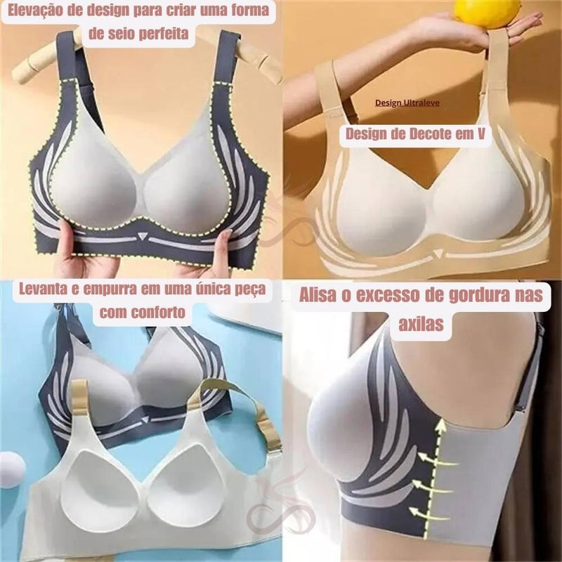 Sutiã Modelador Suaviza Laterais | Sem Costura ✦ Sem Aro ✦ Com Sustentação