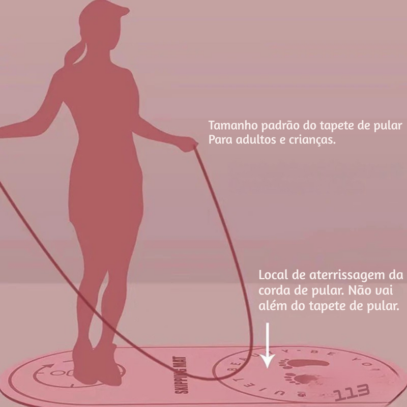 Tapete Pula Corda | Antiderrapante ✦ Proteção Piso