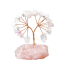 Árvore Decorativa com Cristais Naturais | Sofisticação ✦ Decoração Artesanal