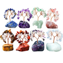 Árvore Decorativa com Cristais Naturais | Sofisticação ✦ Decoração Artesanal