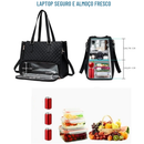Bolsa Notebook & Lancheira | Inteligente ✦ Praticidade ✦ Segurança ✦ Estilo