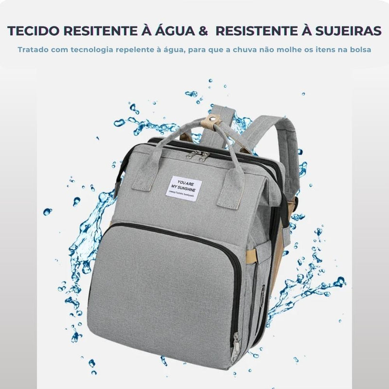 Bolsa Mágica Maternidade Multifuncional | Única ✦ Inovadora ✦ Estilosa