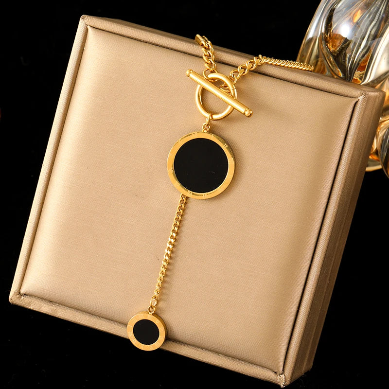 Colar Elegante Aço Inoxidável Prova D'água ✦ [Vários Modelos]
