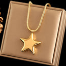 Colar Elegante Aço Inoxidável Prova D'água ✦ [Vários Modelos]