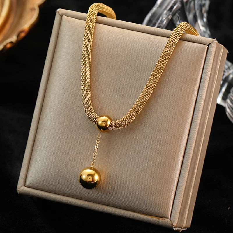 Colar Elegante Aço Inoxidável Prova D'água ✦ [Vários Modelos]