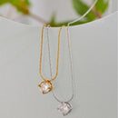 Colar Pingo Brilhante | Zircônia Minimalista ✦ Delicado [PVD]