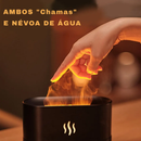 Difusor Aroma Chamas 3D | Umidificador Óleos Essenciais