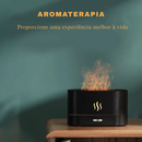 Difusor Aroma Chamas 3D | Umidificador Óleos Essenciais