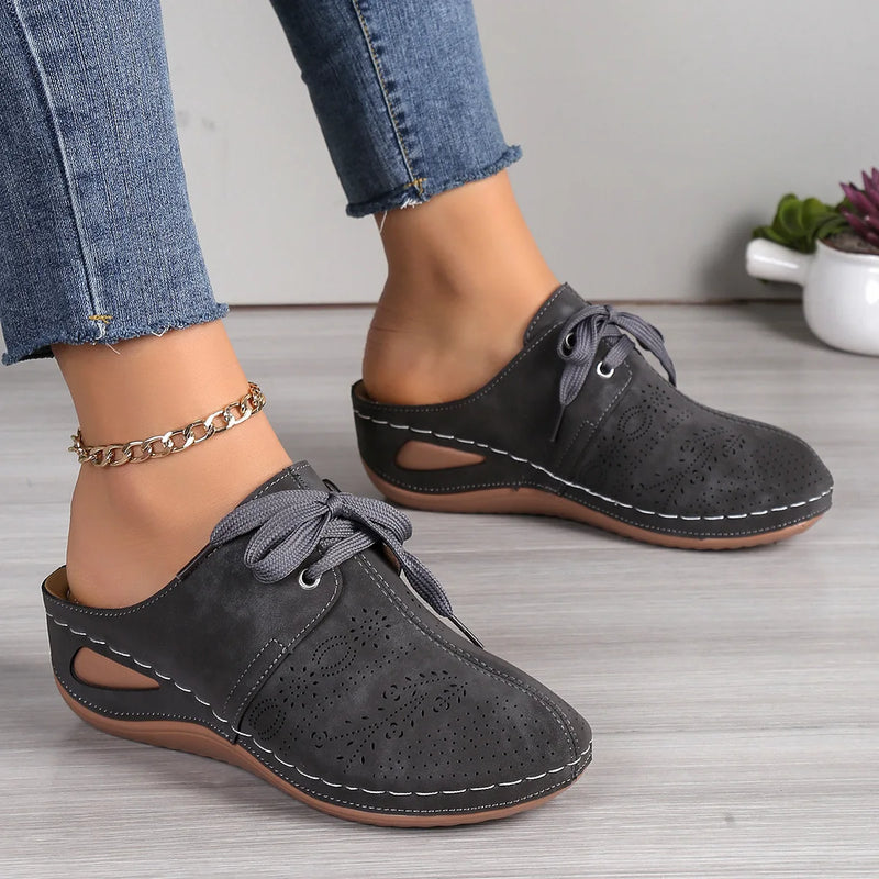 Mule Plataforma Cadarço Confortável | Moderno ✦ Versátil