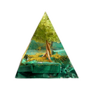 Pirâmide Orgonite Cristal Natural | Decoração Energia