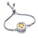 Pulseira Ajustável Difusora | Aço Inox ✦ Aromaterapia [Vários Modelos]