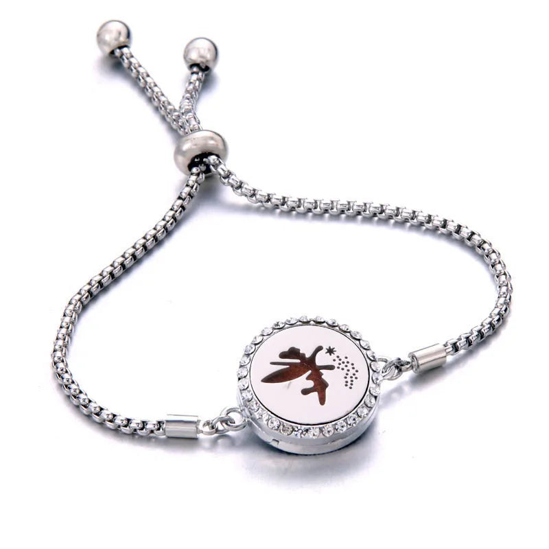 Pulseira Ajustável Difusora | Aço Inox ✦ Aromaterapia [Vários Modelos]