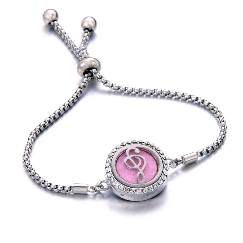 Pulseira Ajustável Difusora | Aço Inox ✦ Aromaterapia [Vários Modelos]