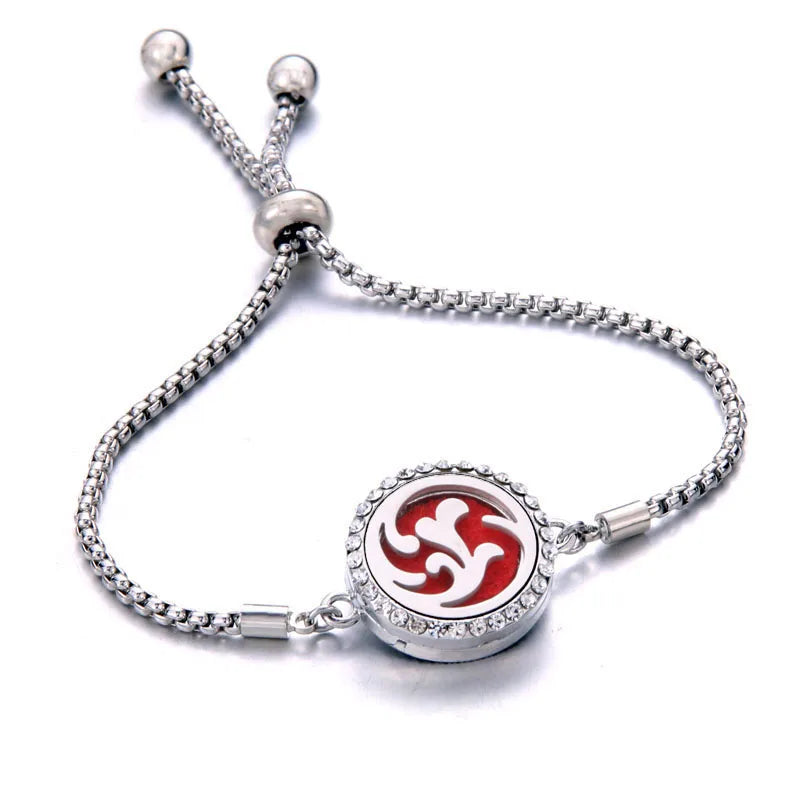 Pulseira Ajustável Difusora | Aço Inox ✦ Aromaterapia [Vários Modelos]