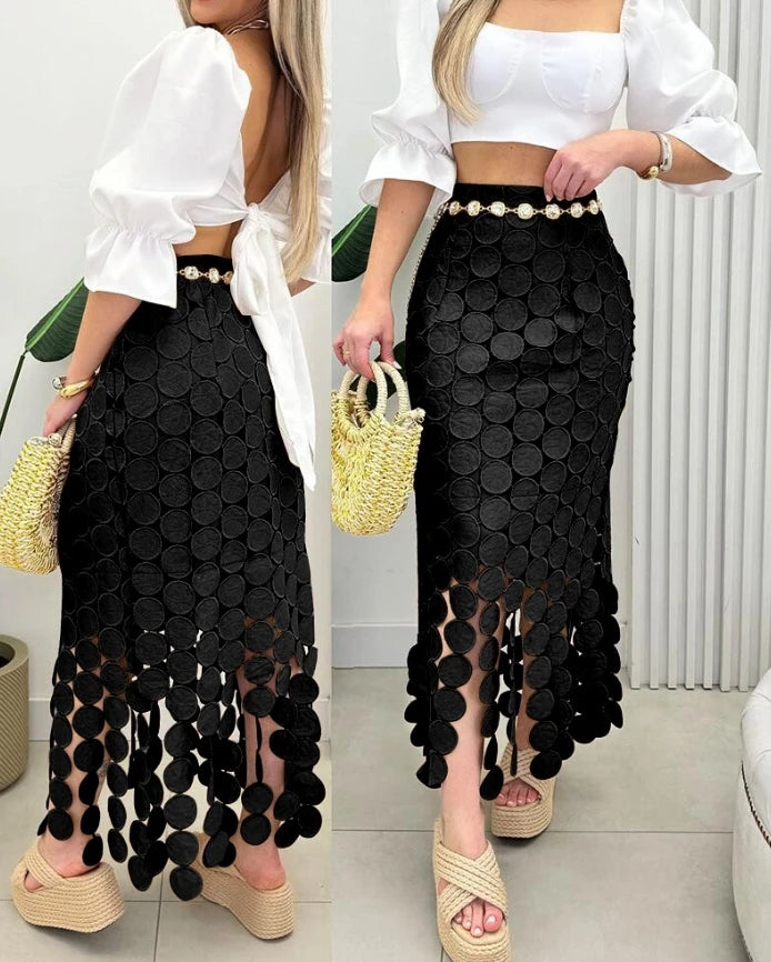 Saia Longa Boho Glam | Movimento ✦ Estilo