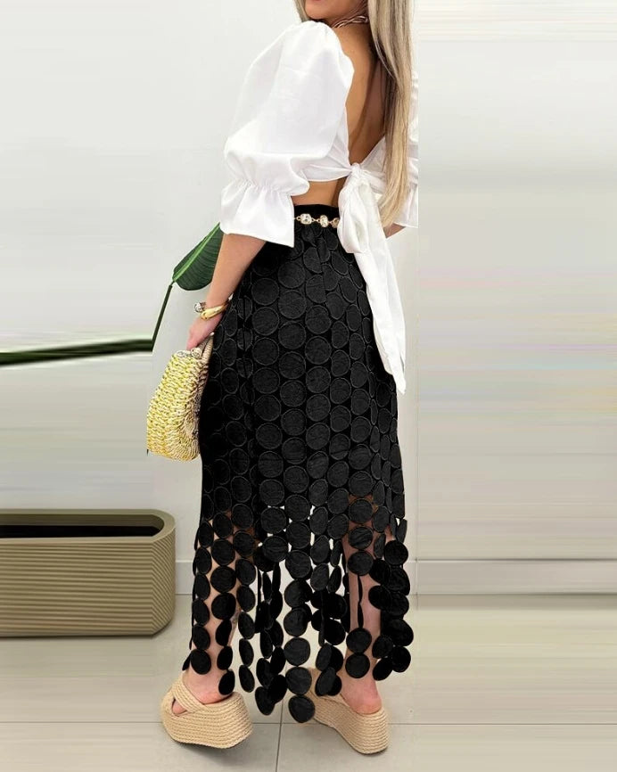 Saia Longa Boho Glam | Movimento ✦ Estilo