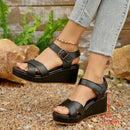 Sandália Plataforma | Preta ✦ Confortável